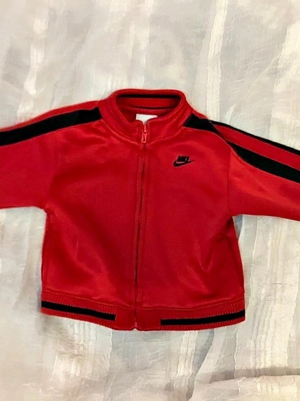 Nike Toddler Full Zip Track Jacket Red & Black